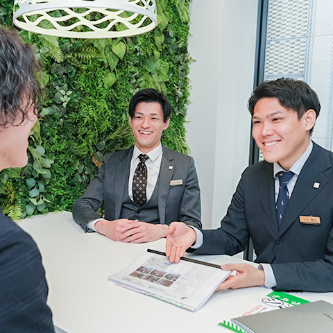 初回面談の様子